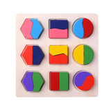 Wooden Puzzle Shapes Educational Toy For Kids - 1 PC (Random) | 2025-7