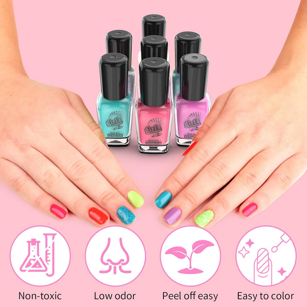 Beauty Nail Polish Kit With Dryer for Kids (MYQ-F01)
