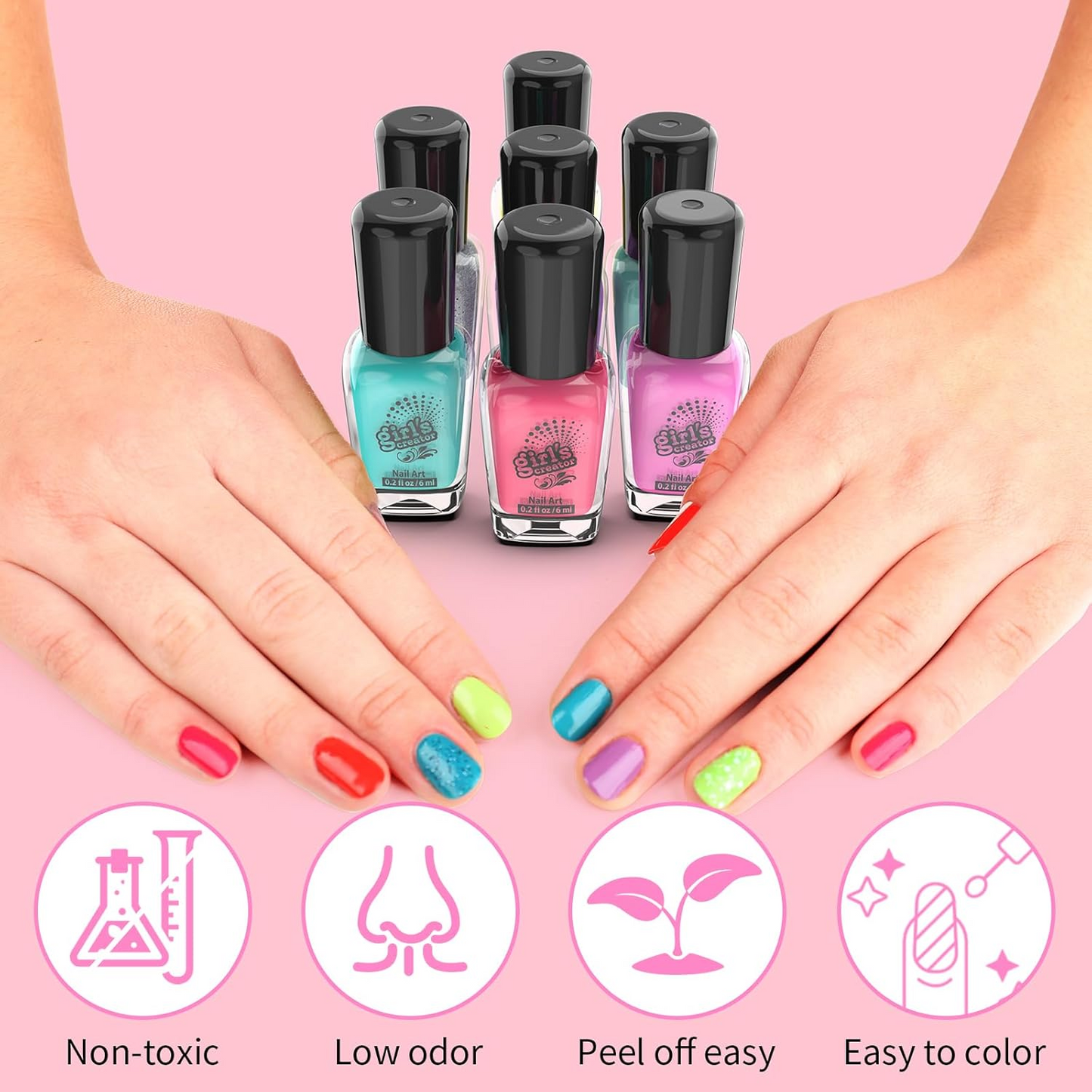Beauty Nail Polish Kit With Dryer for Kids