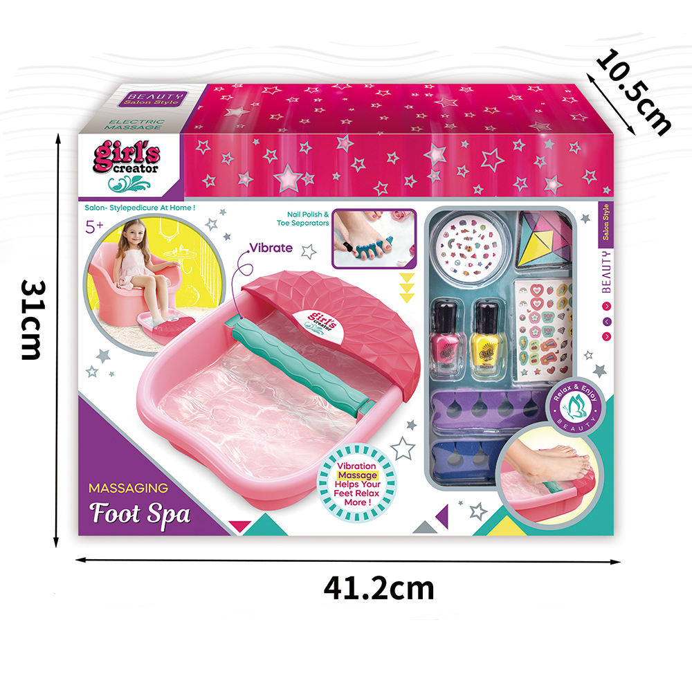 2 in 1 Foot Spa Massager with Nail Set For Kids (MBK-590)