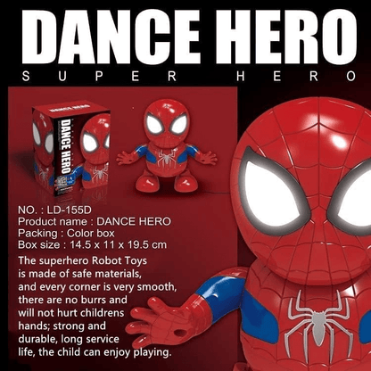 Dancing Spider - Man Toy with Lights & Music for Kids - Toynix
