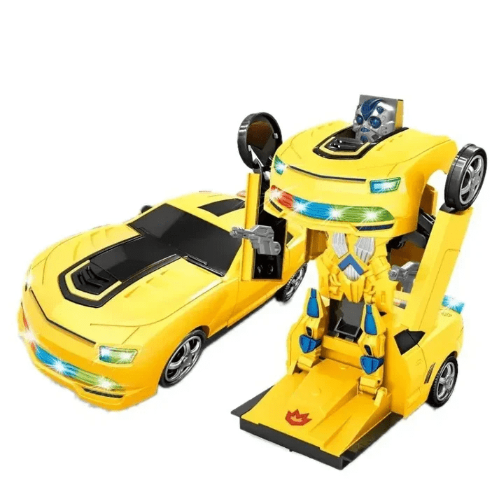 Transformer Robot Car Toy With Lights & Sound For Kids - Toynix