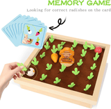 Wooden Vegetable Harvest Learning Game (YT-3688)