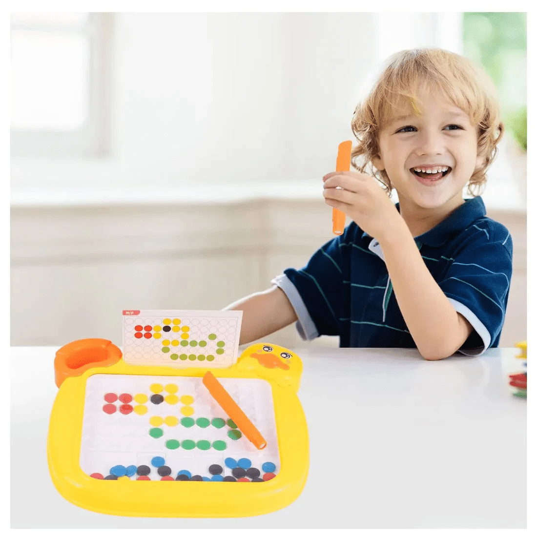 Duck Magnetic Bead Drawing Board for Kids (2337)