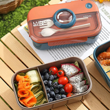 Two Compartment Bento Lunch Box (029-16)