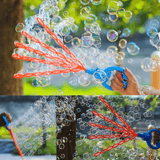32 Hole Smiling Face Bubble Stick For Kids (HY-111)