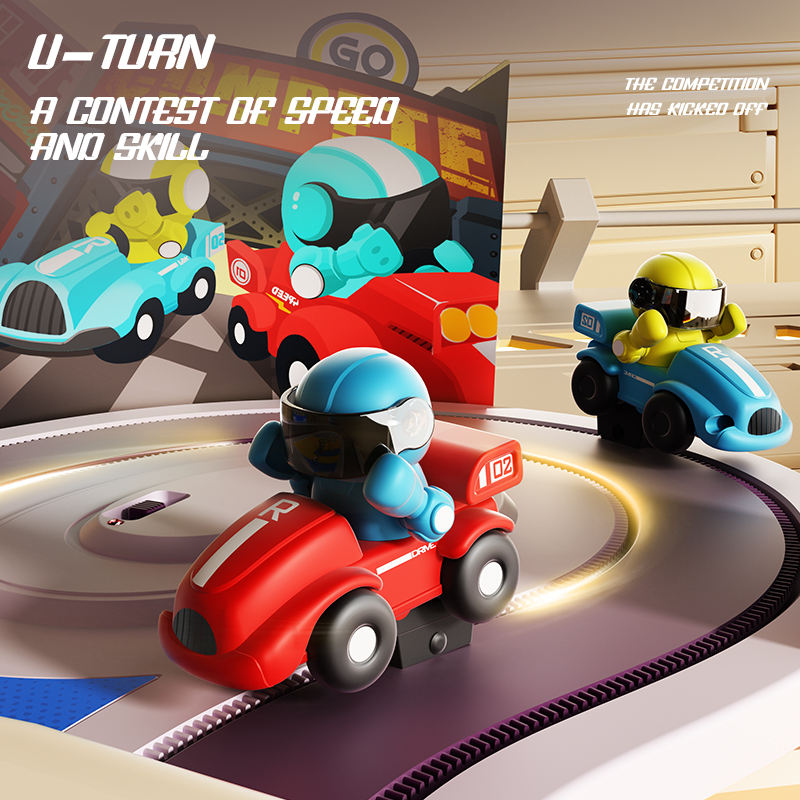 Two-Player Hand Gesture Control Race Track Set for Kids (P010)