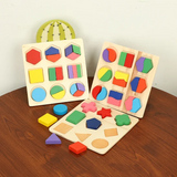Wooden Puzzle Shapes Educational Toy For Kids - 1 PC (Random) | 2025-7