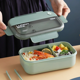 Two Compartment Bento Lunch Box (029-16)