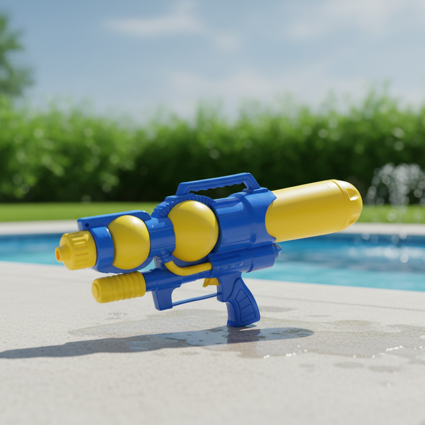 Water Blaster Gun for Kids – High Pressure Summer Water Toy (Random Color) (3009)