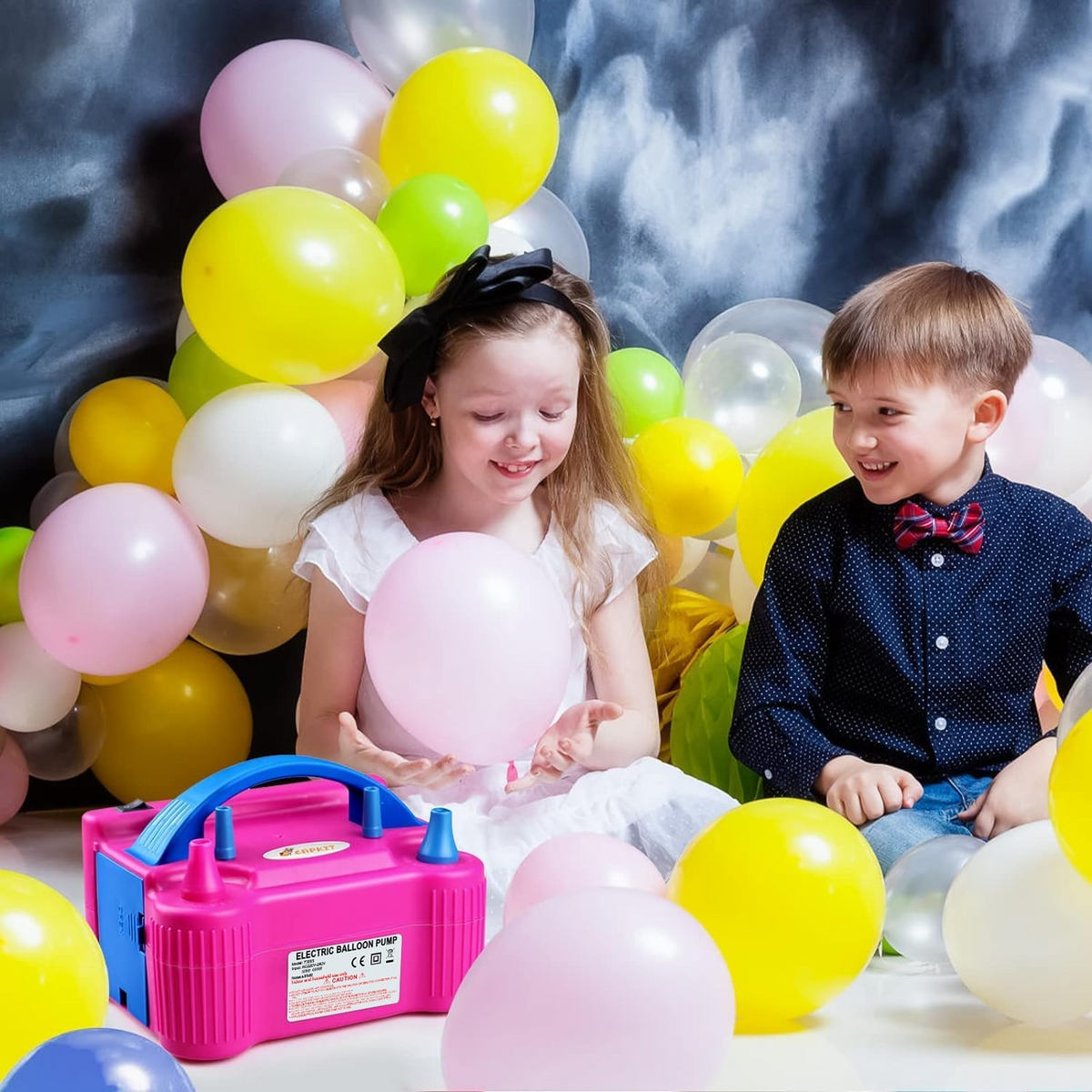 Electric Air Balloon Pump Set