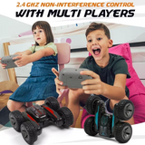 Rechargeable 360° Flips Rotating RC Stunt Car (ZX-T001)