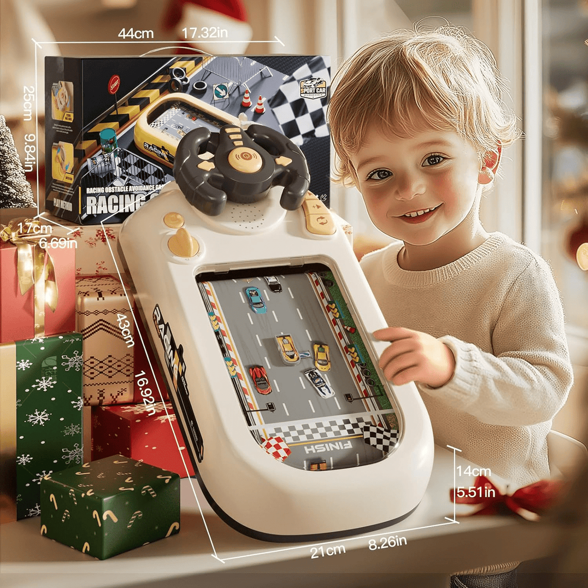 Simulated Driving Car Racing Game For Kids (662-6)
