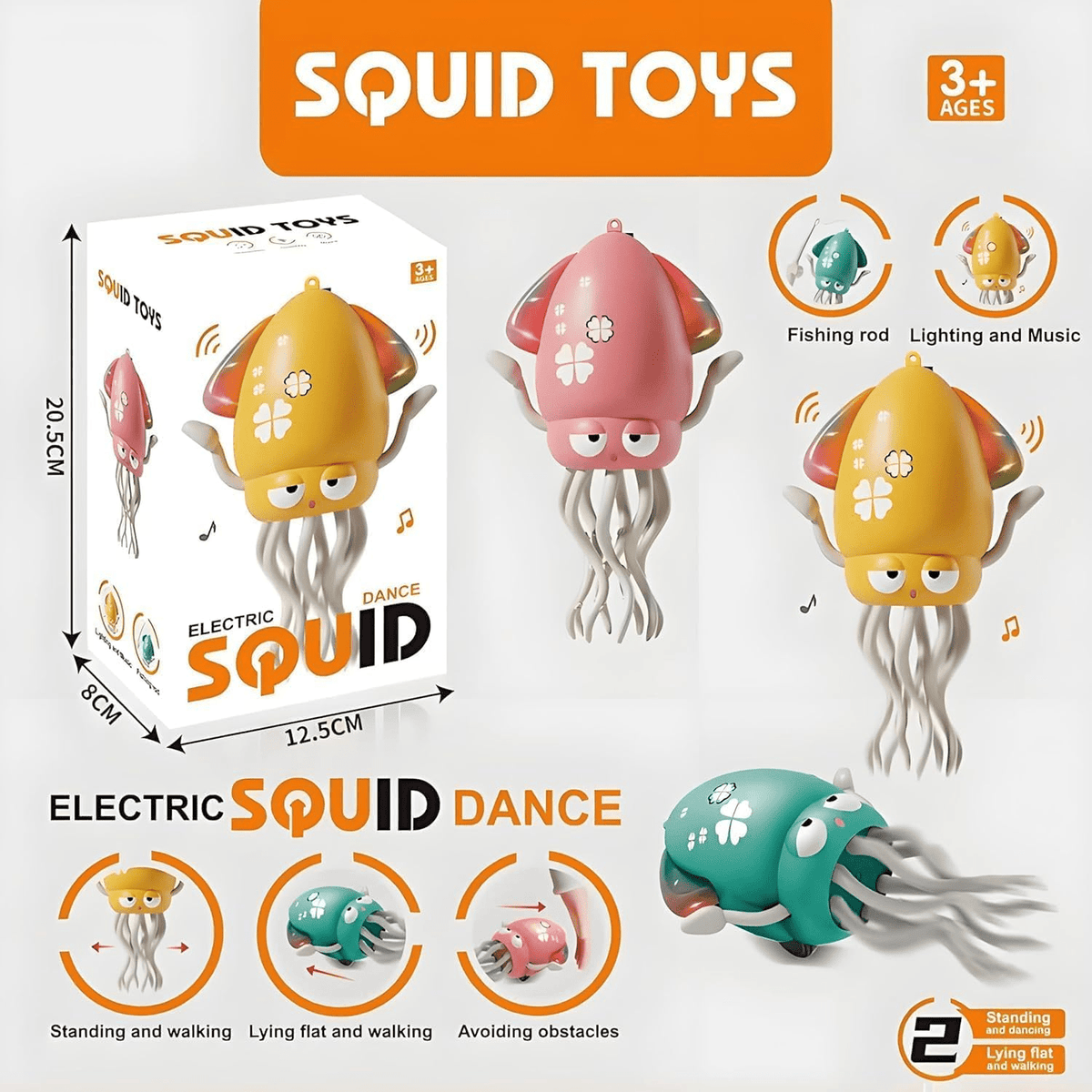 Electric Dancing Octopus Toy (158-21C)