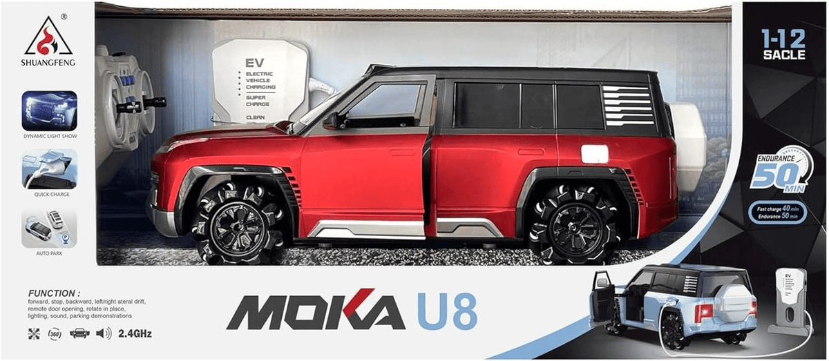 RC MOKA U8 EV SUV Electric Car 1:12 Scale