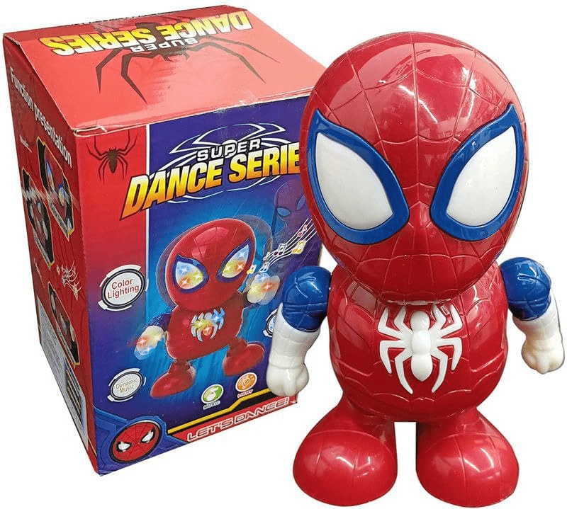 Dancing Spider - Man Toy with Lights & Music for Kids - Toynix