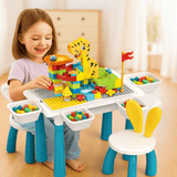 DIY Animal World Table Building Blocks For Kids - 102 Pcs