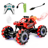 2.4GHz RC Stunt Climbing Truck with Smoke & LED Lights (Random Color | 3688-P116A)