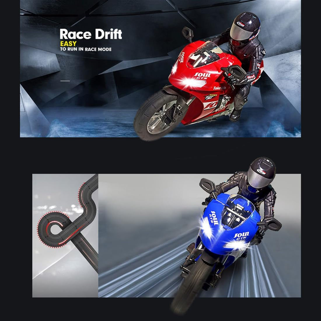 RC Self balancing High Speed Racing Stunt Bike