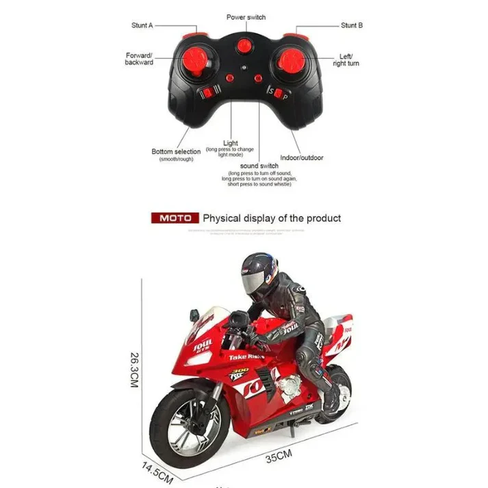 RC Self balancing High Speed Racing Stunt Bike