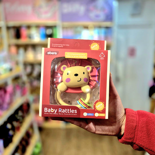 Lion Shape Colorful Baby Rattles