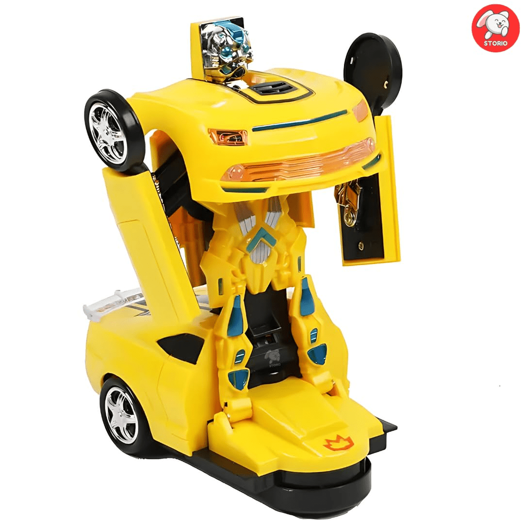 Transformer Robot Car Toy With Lights & Sound For Kids - Toynix