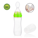 Silicone Baby Spoon Feeder Bottle for Infants & Toddlers (A1644)
