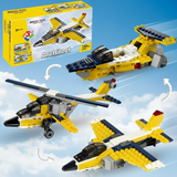 Architect Airplane Brick Toy 3-in-1 Building Blocks – (130 Pieces | 3105)