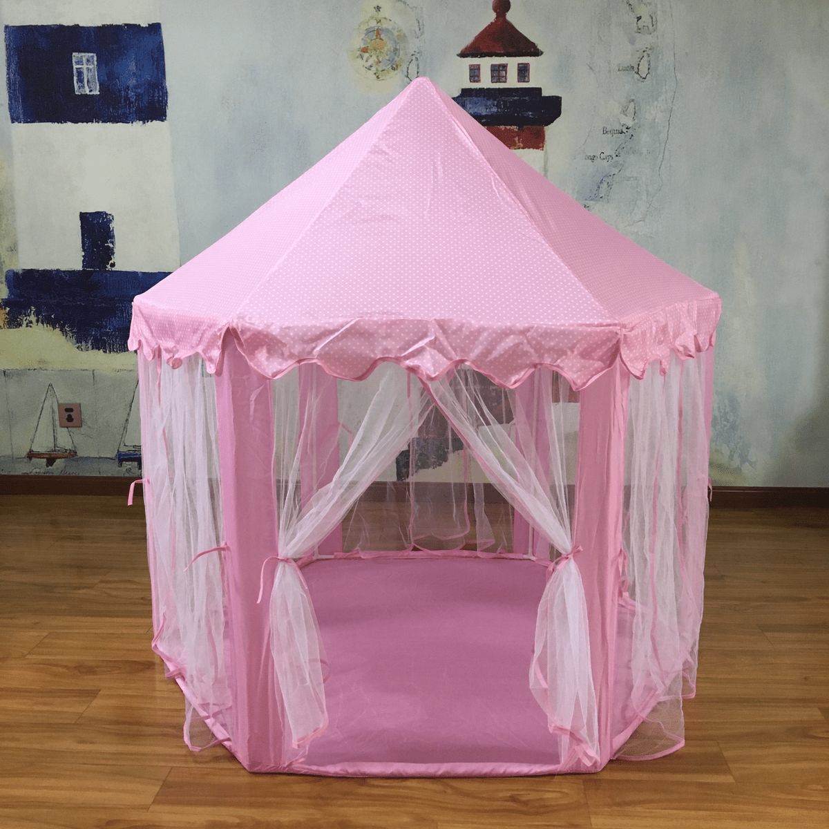 Princess Castle Play Tent House for Kids – Dreamy Playhouse for Your Little Princess (8899F)