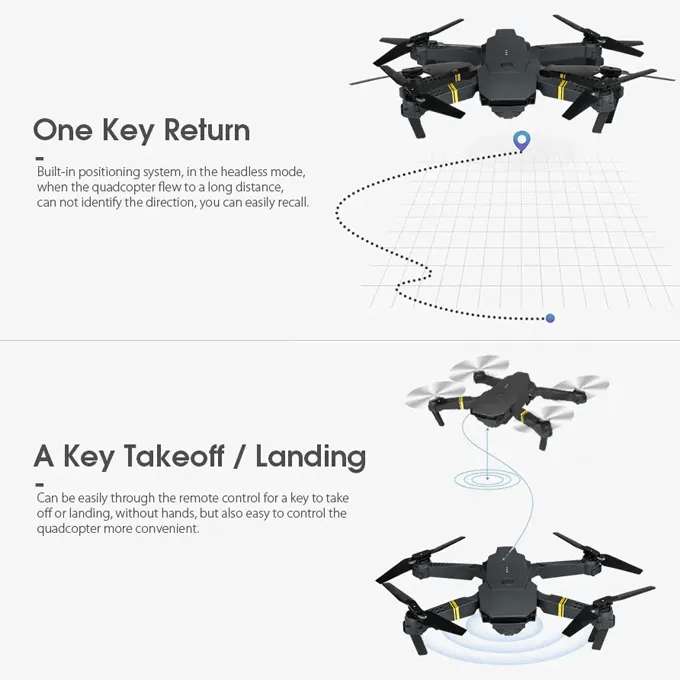 E88 PRO Drone with LED Lights & Camera