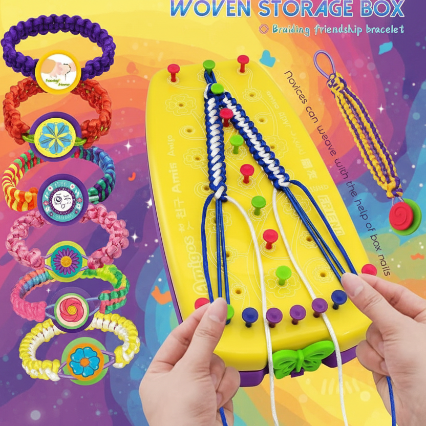 DIY Friendship Bracelet Kit for Kids 144 pcs (33-1098)