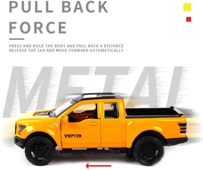 Pull-Back Luxury Metal 1:32 Scale Die-Cast Trucks (Random Colors)