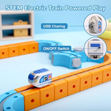 Magnetic Rail Electric Train Set for Kids - 67 Pcs (GD10)