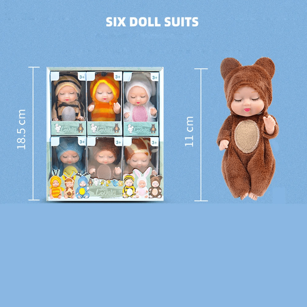 Mini Cute Sleeping Baby Dolls For Kids