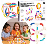 Flexible Magnetic Tube Building Blocks - 36pcs (158-40)