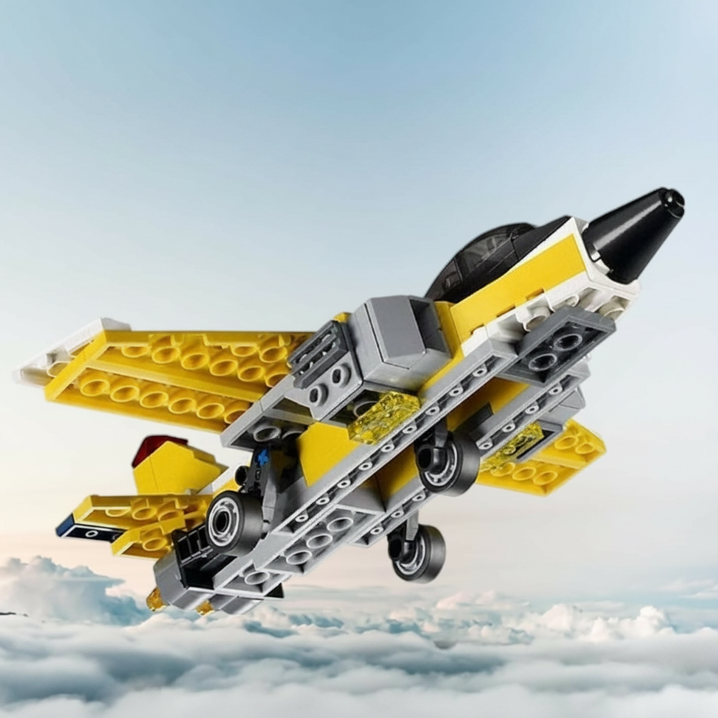Architect Airplane Brick Toy 3-in-1 Building Blocks – (130 Pieces | 3105)