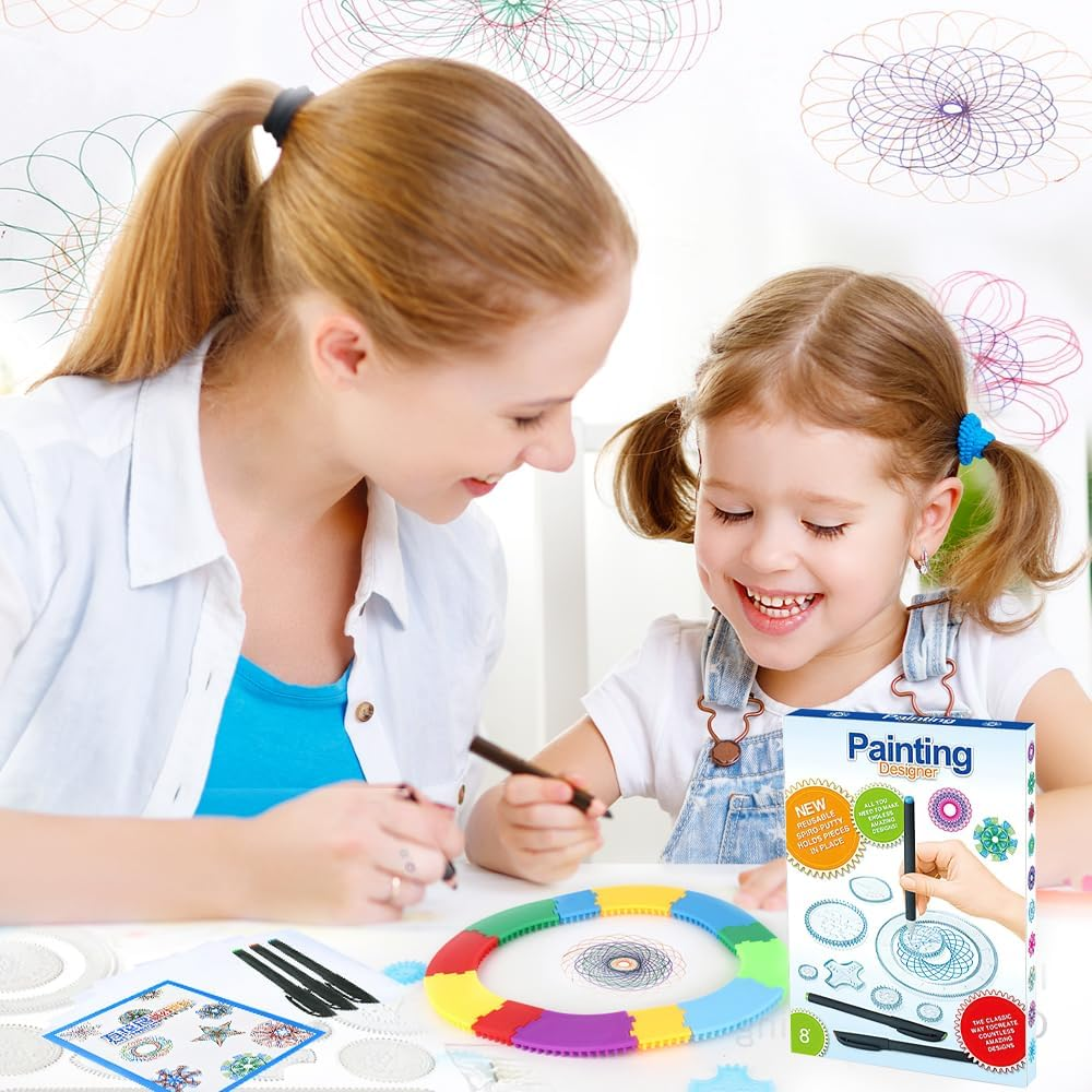 Educational Spirograph Painting Designer Set for Kids