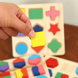 Wooden Puzzle Shapes Educational Toy For Kids - 1 PC (Random) | 2025-7