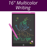 16" LCD Writing Tablet Multicolor Screen Writing Erasable Writing Board (1601C)