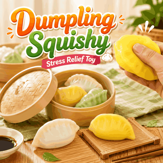 Dumpling Squishy Stress Relief Fidget Toy