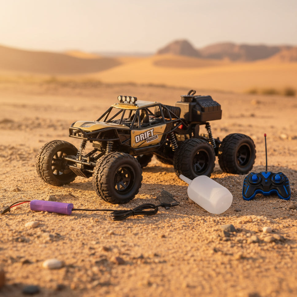 RC Spray Rock Crawler Jeep 1:18 Scale (299B)