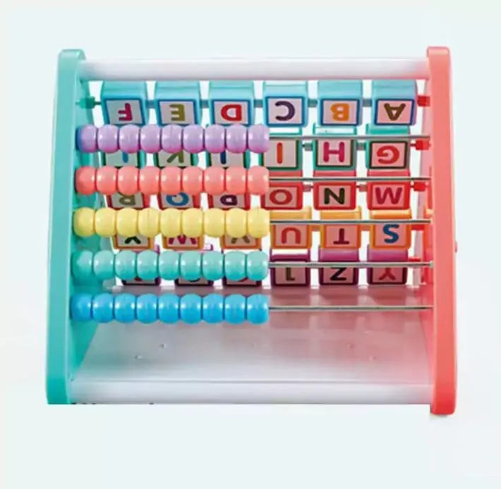 5-in-1 multifunction learning activity shelf for kids