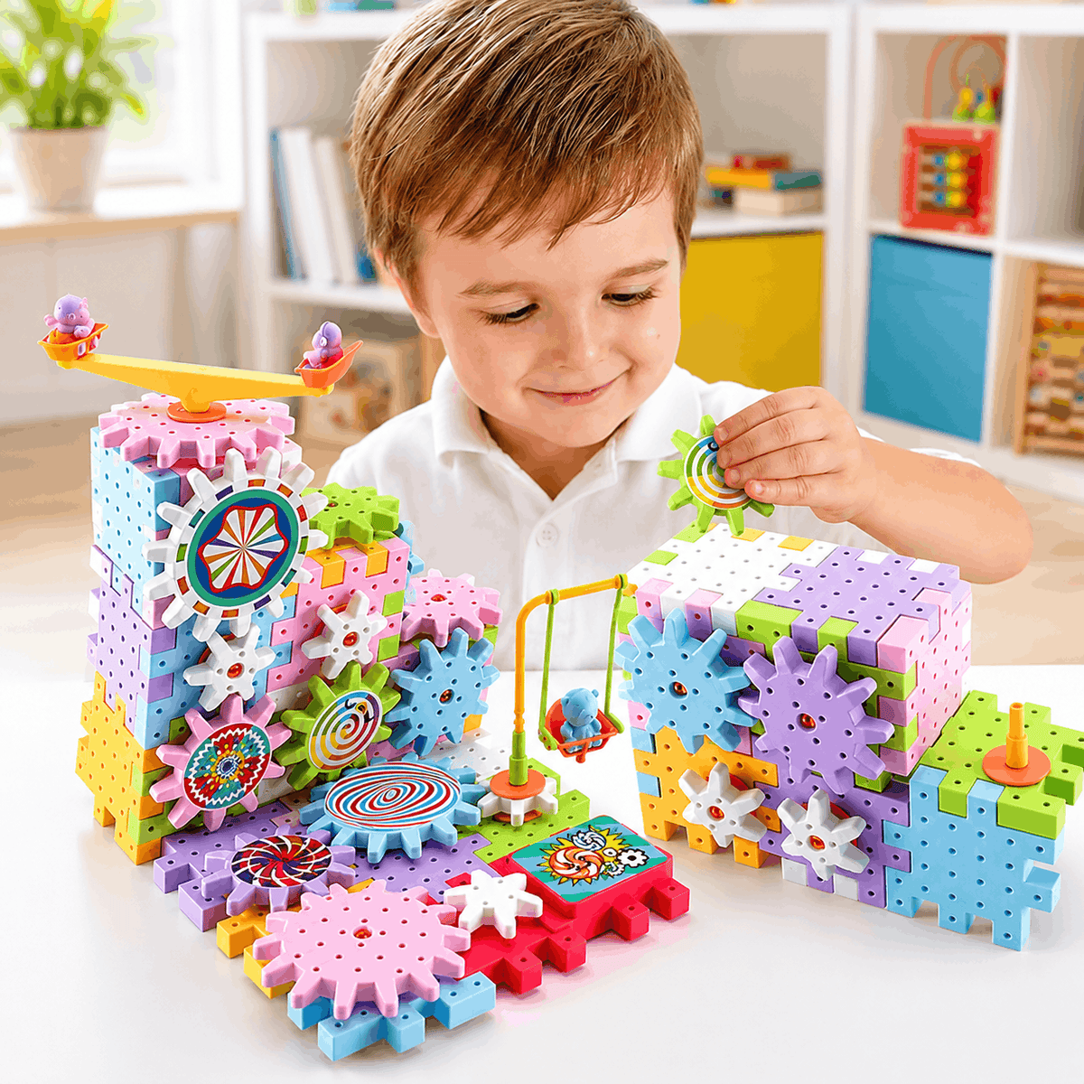 Electric Building Block Gear Toy (83pcs | 6021)