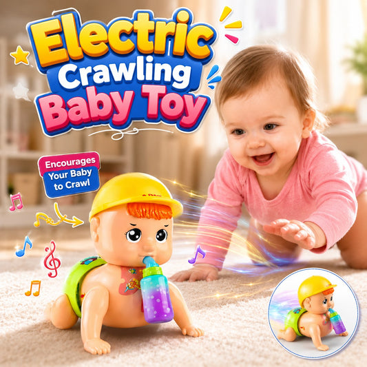 Electric Crawling Baby Toy With Sound & Music - Toynix