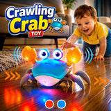 Electric Crawling Crab Toy With Lights & Music for Kids (QC-1Y)