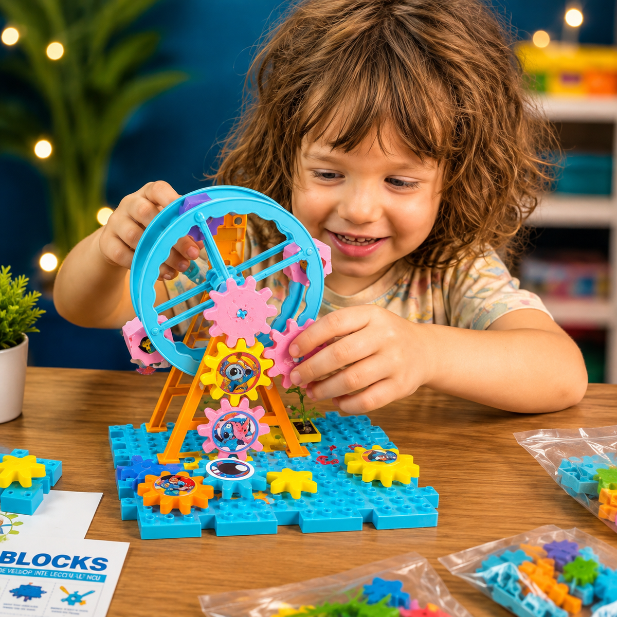 Electric Gear Building Blocks (42 Pcs)