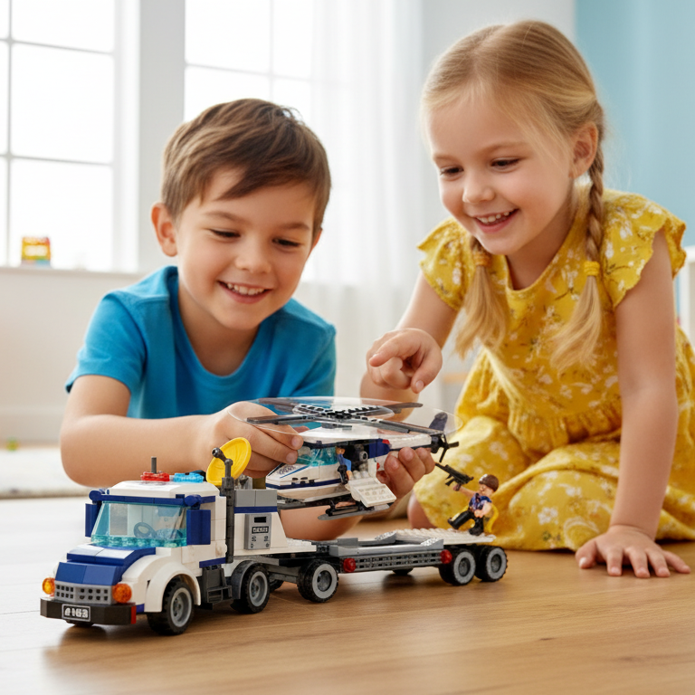 COGO City Building Blocks Toy (329 Pcs)