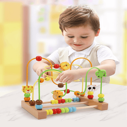 Wooden Bead Roller Coaster Toy For Kids | 2025-1