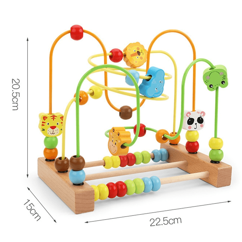 Wooden Bead Roller Coaster Toy For Kids | 2025-1