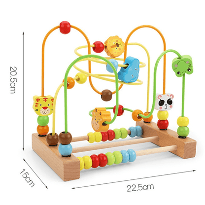Wooden Bead Roller Coaster Toy For Kids | 2025-1